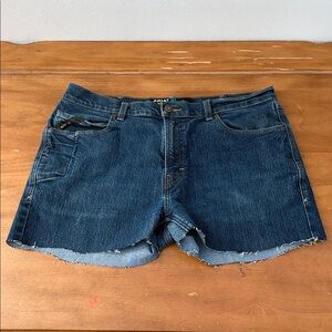 Ariat M7 Slim Straight Cut Off Jean Shorts Size 38